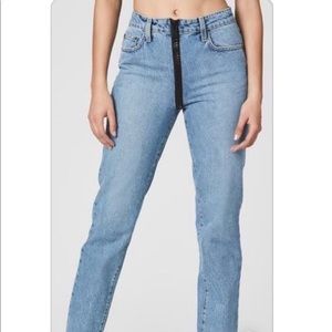 Brand New LF Carmar Zip Up Mom Jeans!!